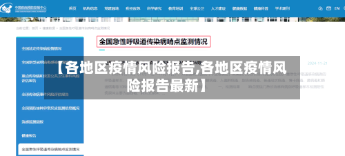 【各地区疫情风险报告,各地区疫情风险报告最新】-第1张图片