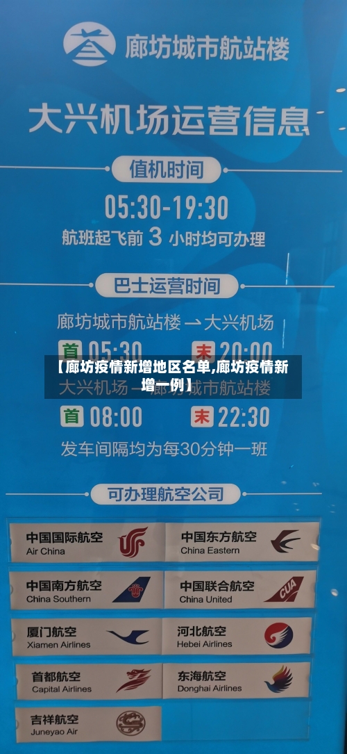 【廊坊疫情新增地区名单,廊坊疫情新增一例】