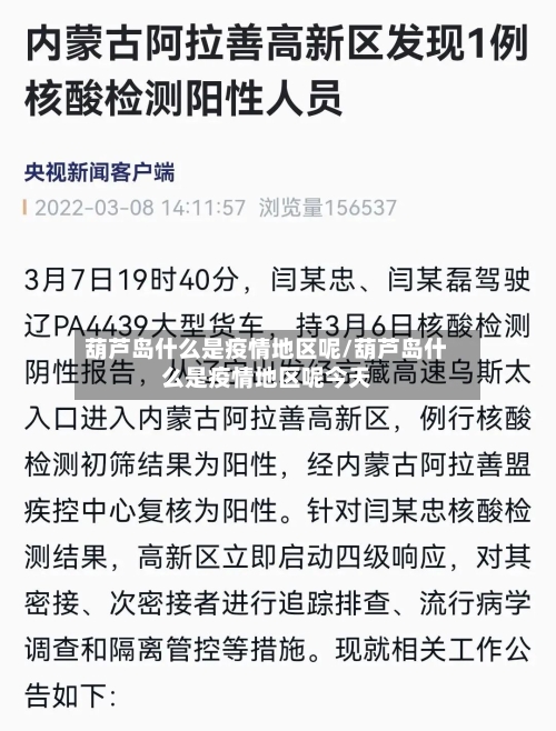 葫芦岛什么是疫情地区呢/葫芦岛什么是疫情地区呢今天-第1张图片