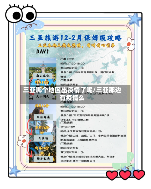 三亚哪个地区出疫情了呢/三亚那边有疫情么-第1张图片