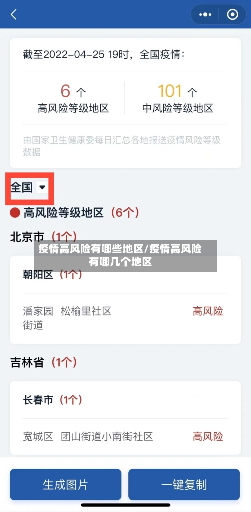 疫情高风险有哪些地区/疫情高风险有哪几个地区-第1张图片