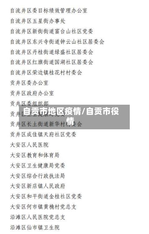 自贡市地区疫情/自贡市役情-第1张图片