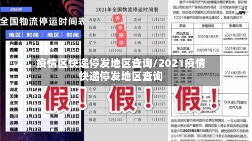 疫情区快递停发地区查询/2021疫情快递停发地区查询-第1张图片