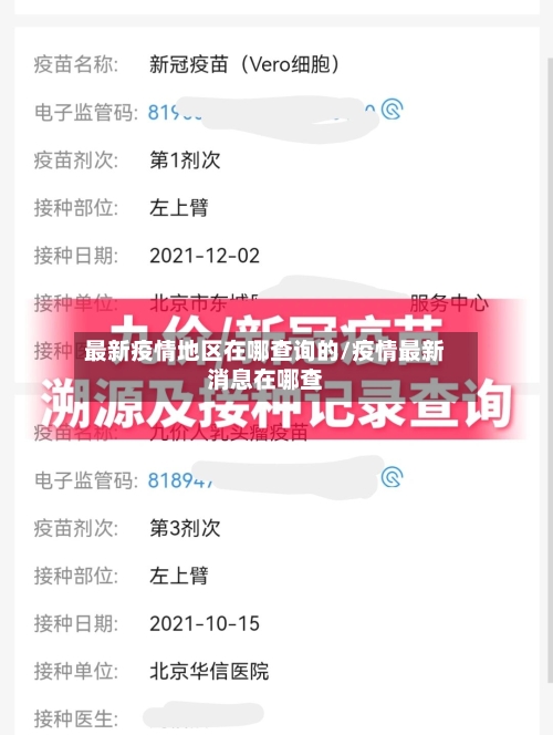 最新疫情地区在哪查询的/疫情最新消息在哪查-第3张图片