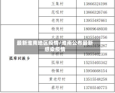 最新淮南地区疫情/淮南公布最新感染疫情-第1张图片