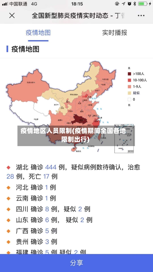 疫情地区人员限制(疫情期间全国各地限制出行)-第3张图片